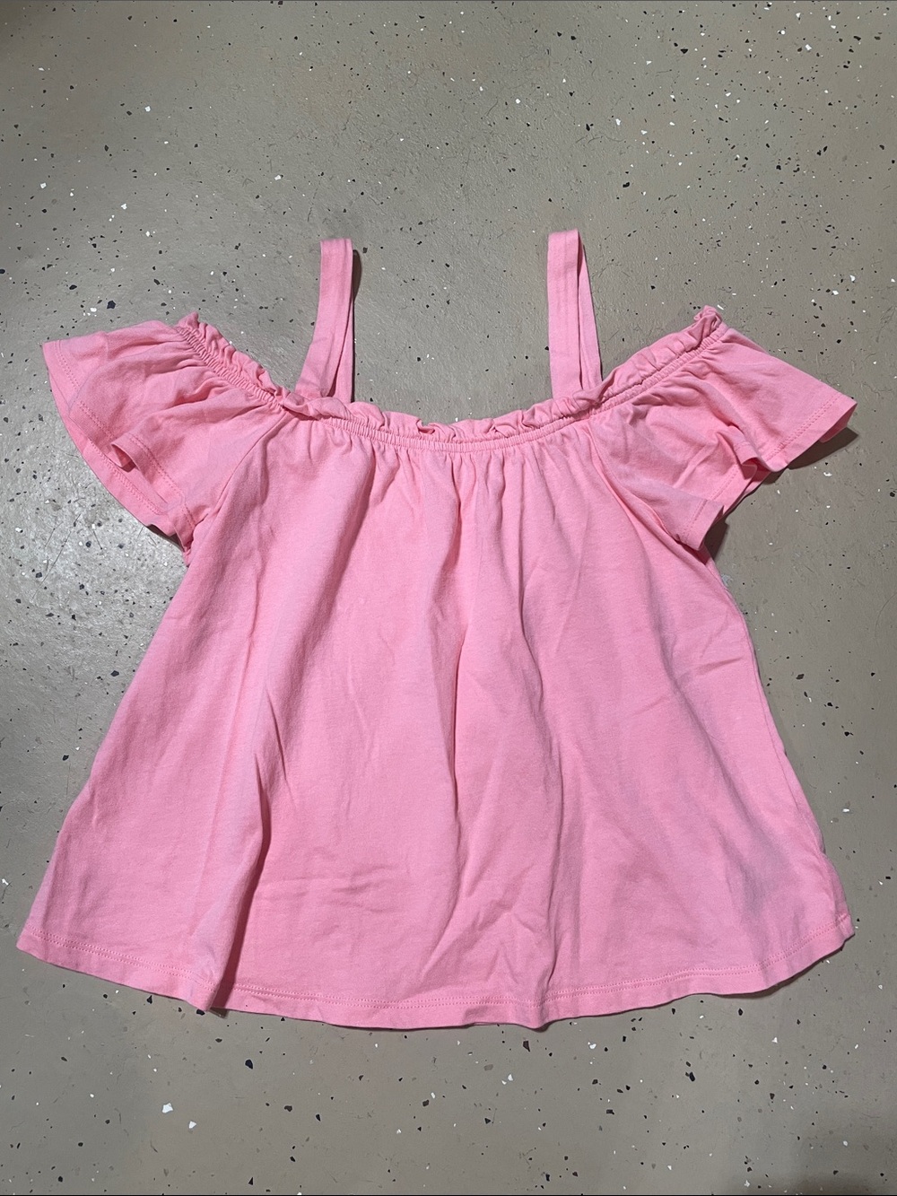 Girls Old Navy Pink Off-Shoulder Tank Top